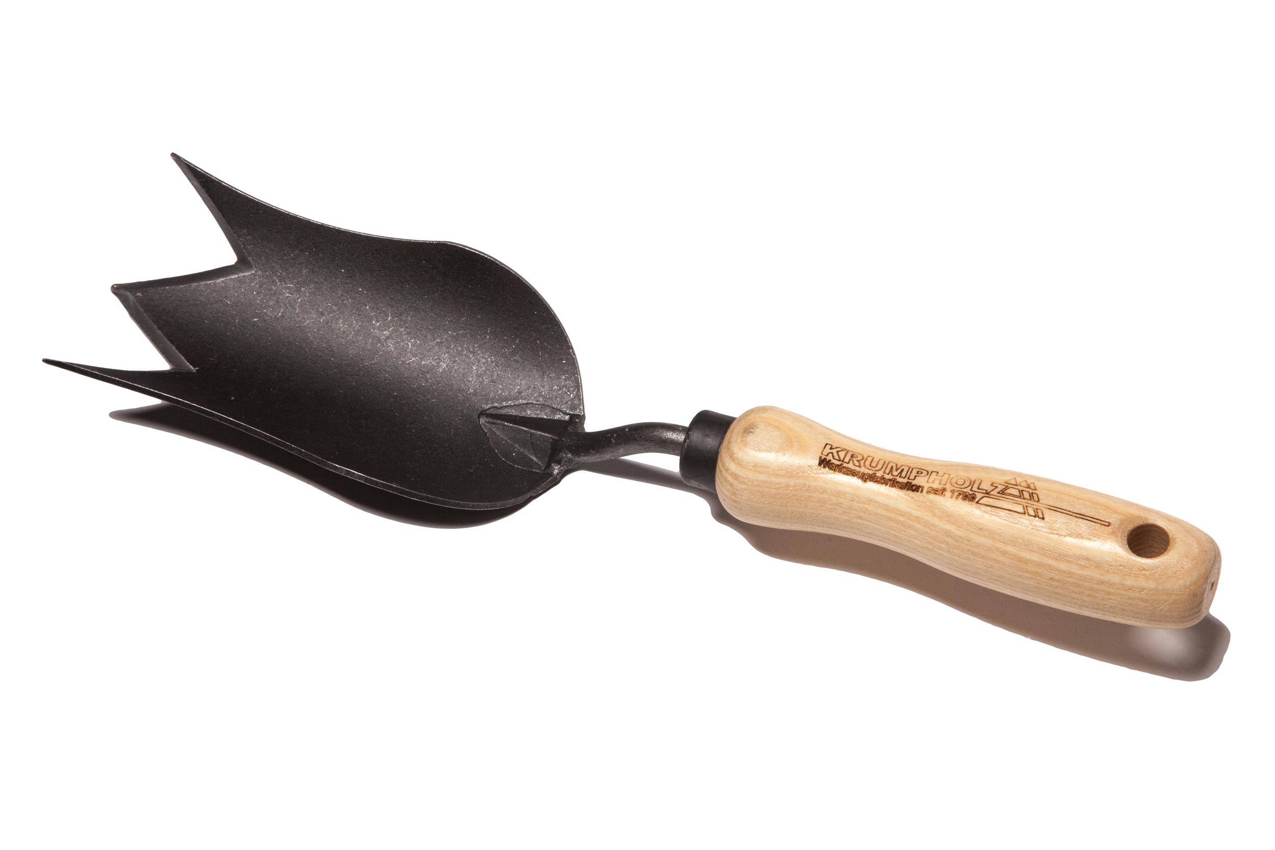 Kronen-Pflanzenkelle mit Spitzenschneide für schwere Böden