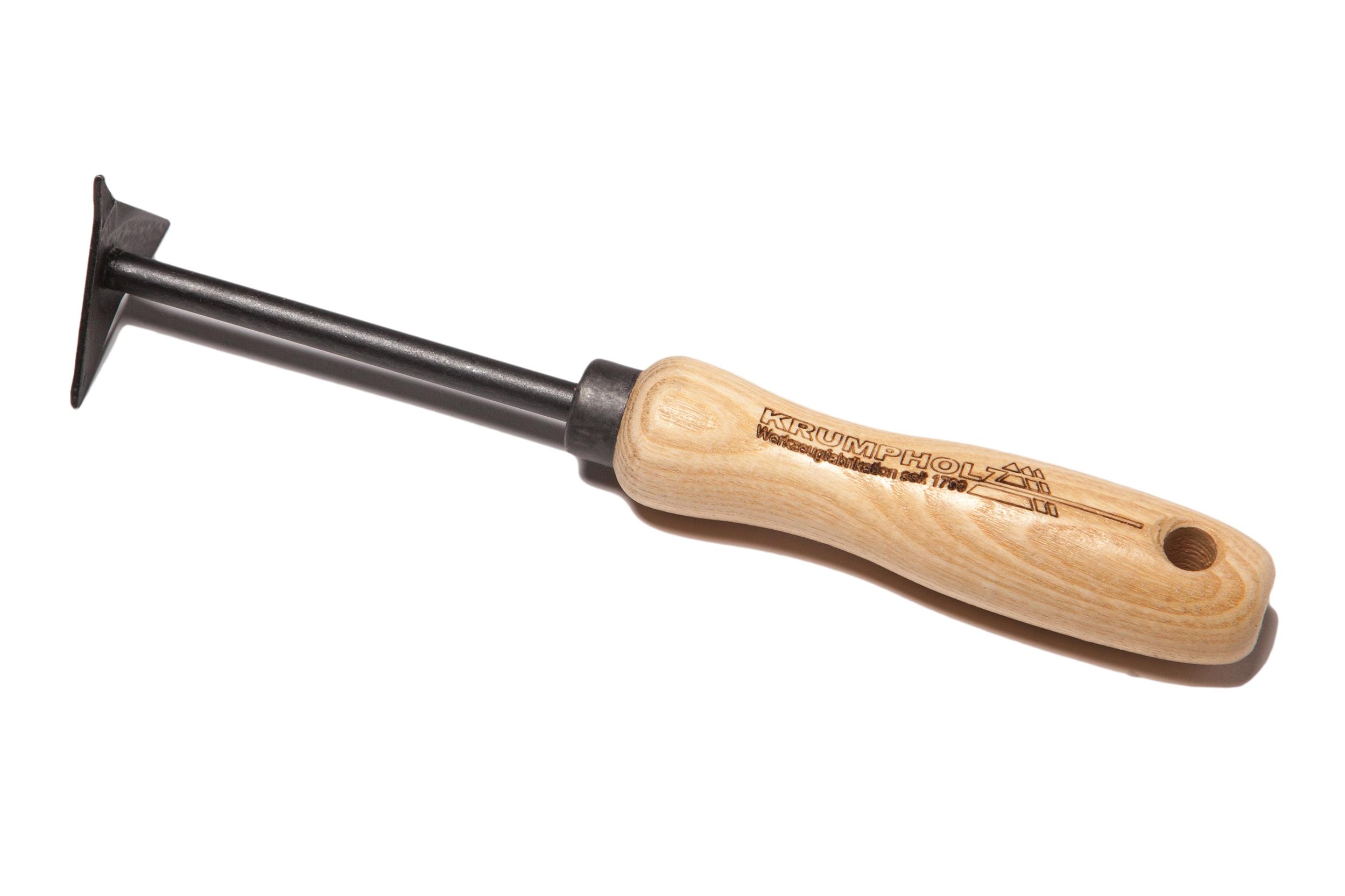 Triangel- Fugenkratzer mit Eschengriff