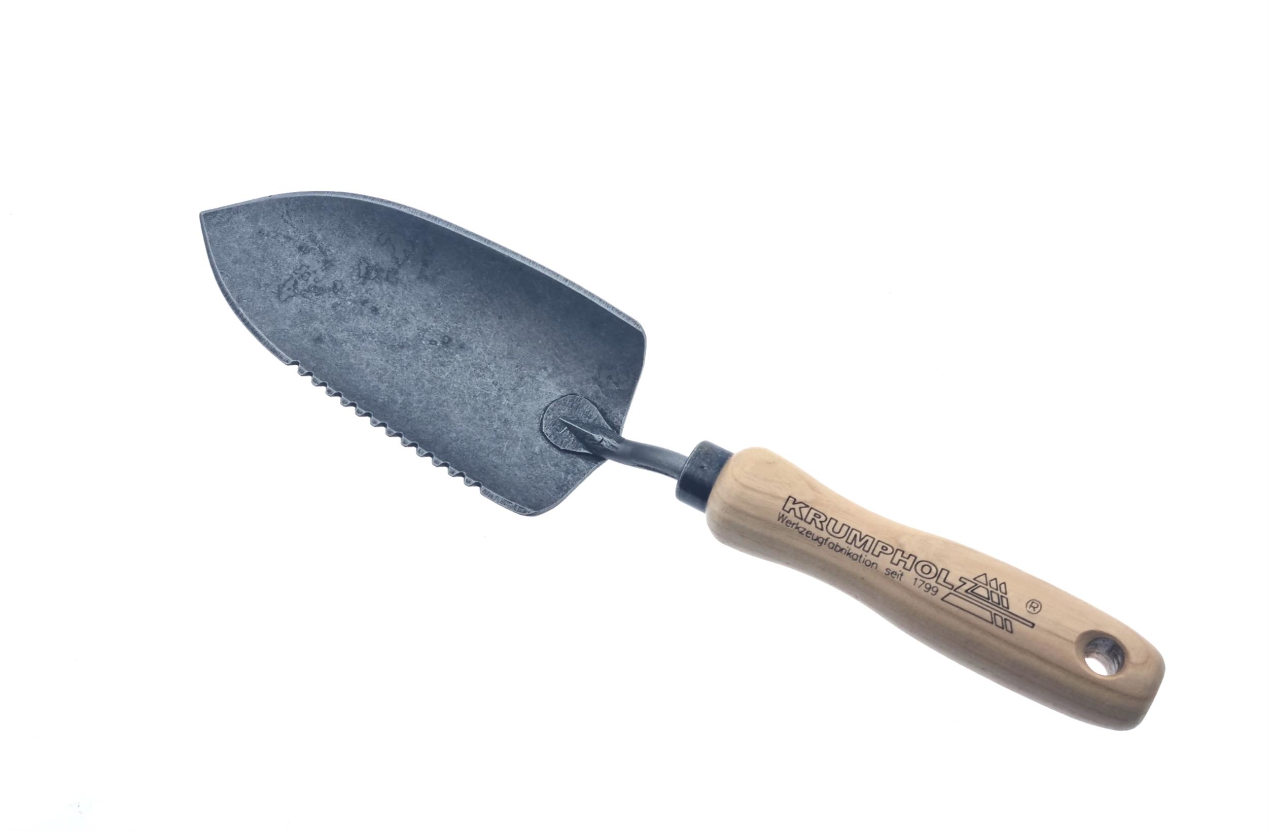 Pflanzenkelle mit Wurzelsäge und Eschengriff